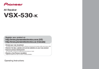 Pioneer-VSX-530-K-Owners-Manual