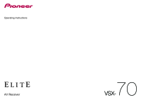 Pioneer-VSX-70-Owners-Manual