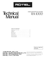 Rotel-RA-1000-Service-Manual