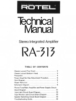 Rotel-RA-313-Service-Manual
