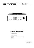 Rotel-RA-611-Owners-Manual