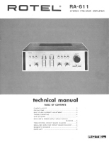 Rotel-RA-611-Service-Manual