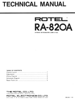 Rotel-RA-820A-Service-Manual