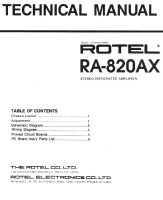 Rotel-RA-820AX-Service-Manual