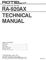 Rotel-RA-920AX-Service-Manual