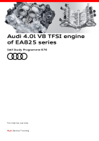SSP 676 Audi 4.0l V8 TFSI engine of EA825 series - Self-Study Programme ...