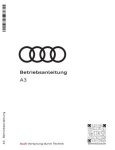 Audi A3 - Betriebsanleitung 2026 DE 