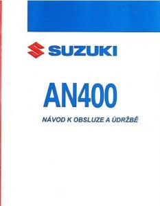 Suzuki AN400 Burgman - Navod k obsluze a udrzb-2