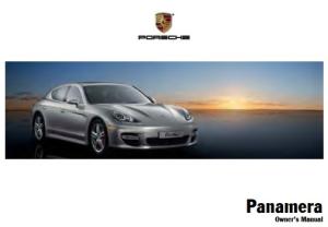 Porsche Panamera - Owners manual EN 2009 